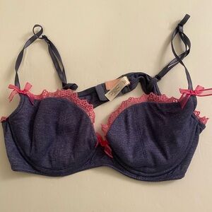 2006 Victoria’s Secret blue and pink bra